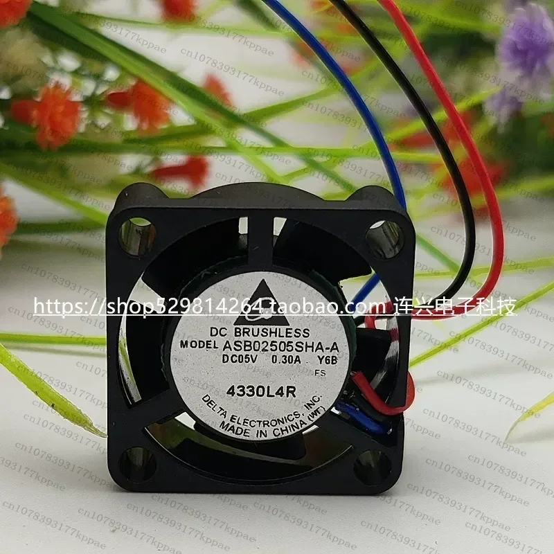 1PCS for ASB02505SHA-A for FOR Delta Fan 2510 5V 0.3A 2.5cm High Speed Micro Cooling Fan