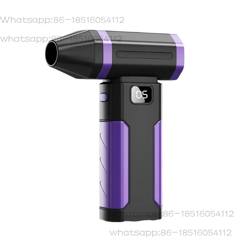 Portable Violent Fan High Power Hair Dryer 5-level Speed Regulation Efficient Dust Removal Equipped With Emergency Lights