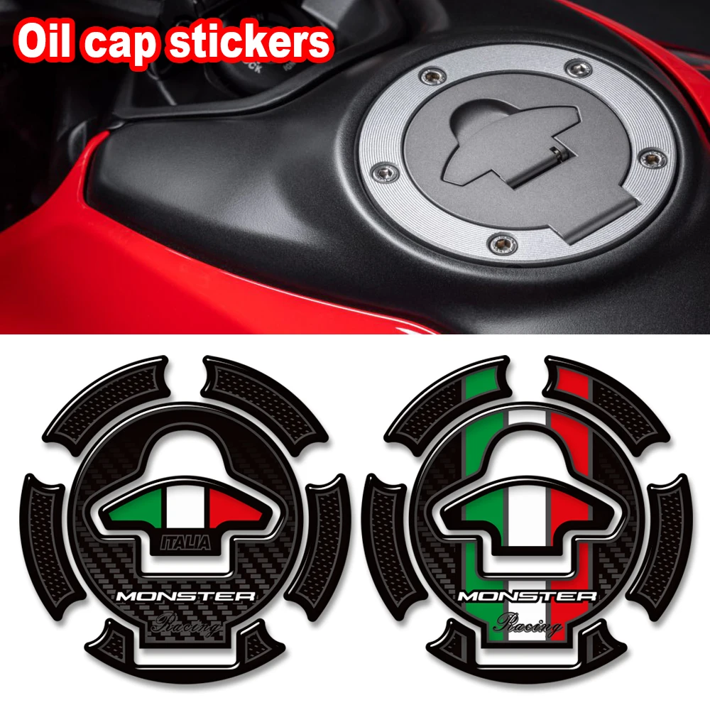 

For Ducati Monster 620 696 796 800 950 939 821 797 937 1000 1100 1200 SP Motorcycle Fuel Tank cap gas cap stickers decoration