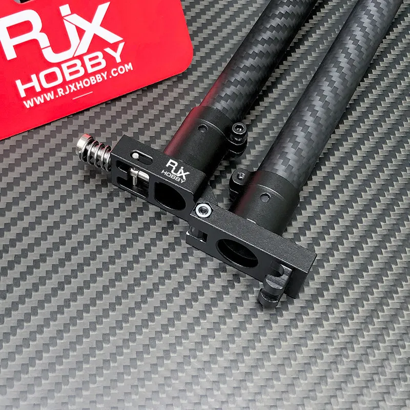 ตัวล็อคท่อคาร์บอน RJX 16 มม. แบบพับแนวนอน ป้องกันการหลวม สำหรับอากาศยานทางการเกษตร