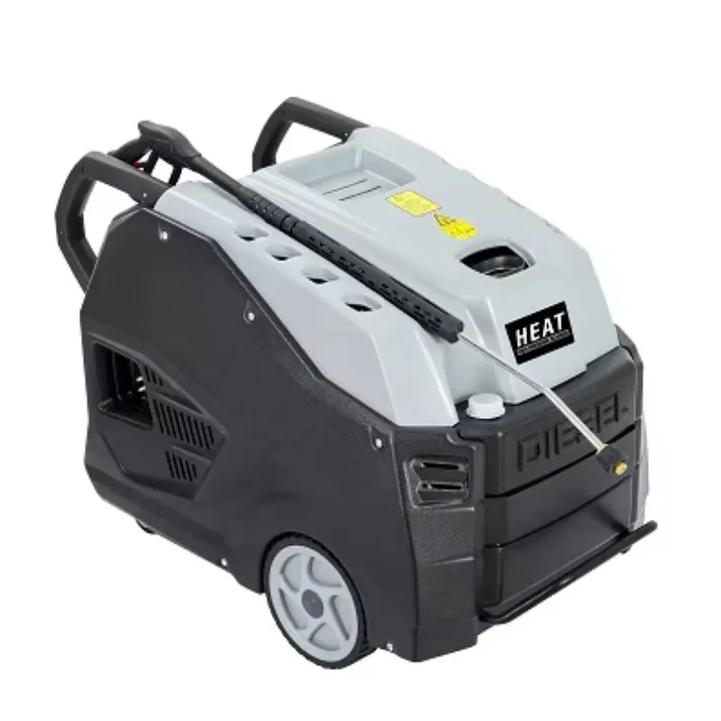 High Pressure 3KW Diesel Heating Hot Water Jet Cleaner 2175Psi 9LPM Steam Cleaning Machine Washer Gun High Performance Pressure