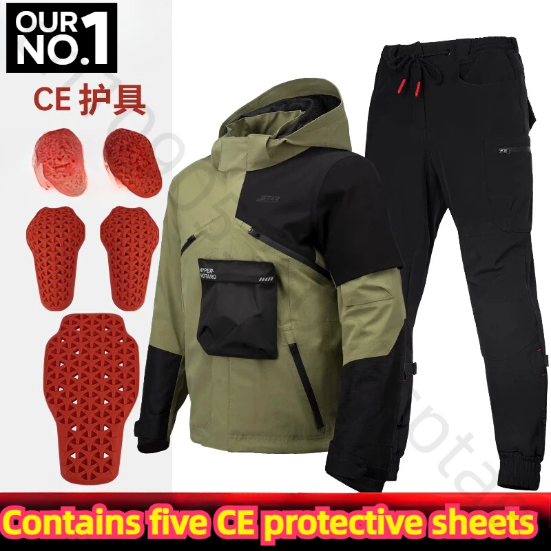 

Motorcycle Road Riding Jackets Winter Waterproof Chaqueta Moto CE Protection Armor Off-Road Motorbike Racing Jacket with Liner