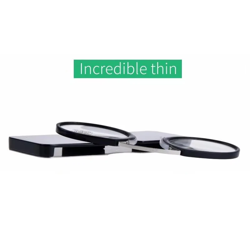 2021 Titan Mini Lesebrille Clip Nase Runde Optische Gläser Mit Box Brieftasche Tragbare Rezept Brillen Grad 1 Bis 3,5 – Detail 9