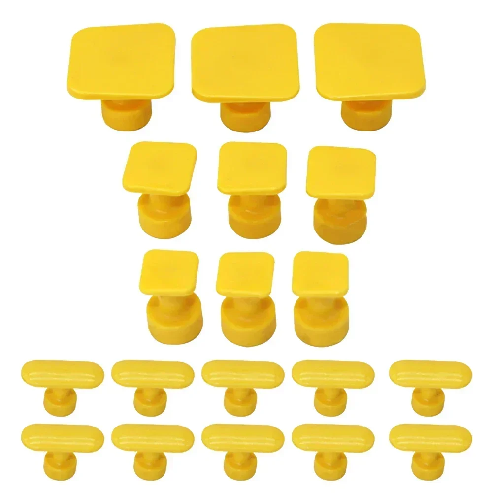 

New Practical Repairing Car Body Glue Tabs Dent Removal Tools Yellow Dent Repair Kits Pulling Tabs Car Dent Repair