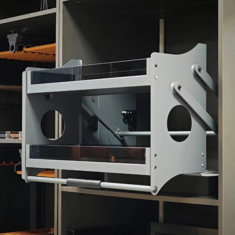 Kitchen Hardware Storage and Organization Accessories Pull-down Shelving and Elevator Basket Lifting System