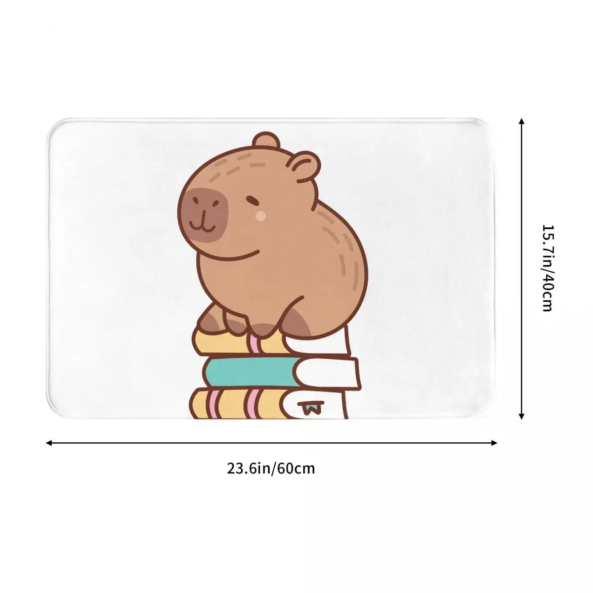 Cute Capybara Animal Doormat Sand Scraping Carpet Rug Kitchen Entrance Home Floor Mat for Bathroom Footpad Mats