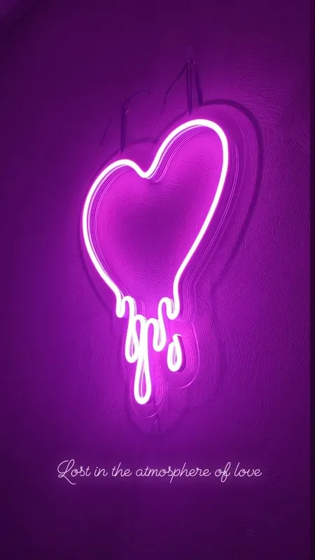 Heart Melting Neon Signs LED Light For Business Signs Bar Club Nightclub Wall Decor Shop Room Decor Pink Purple Blue Sweet Home