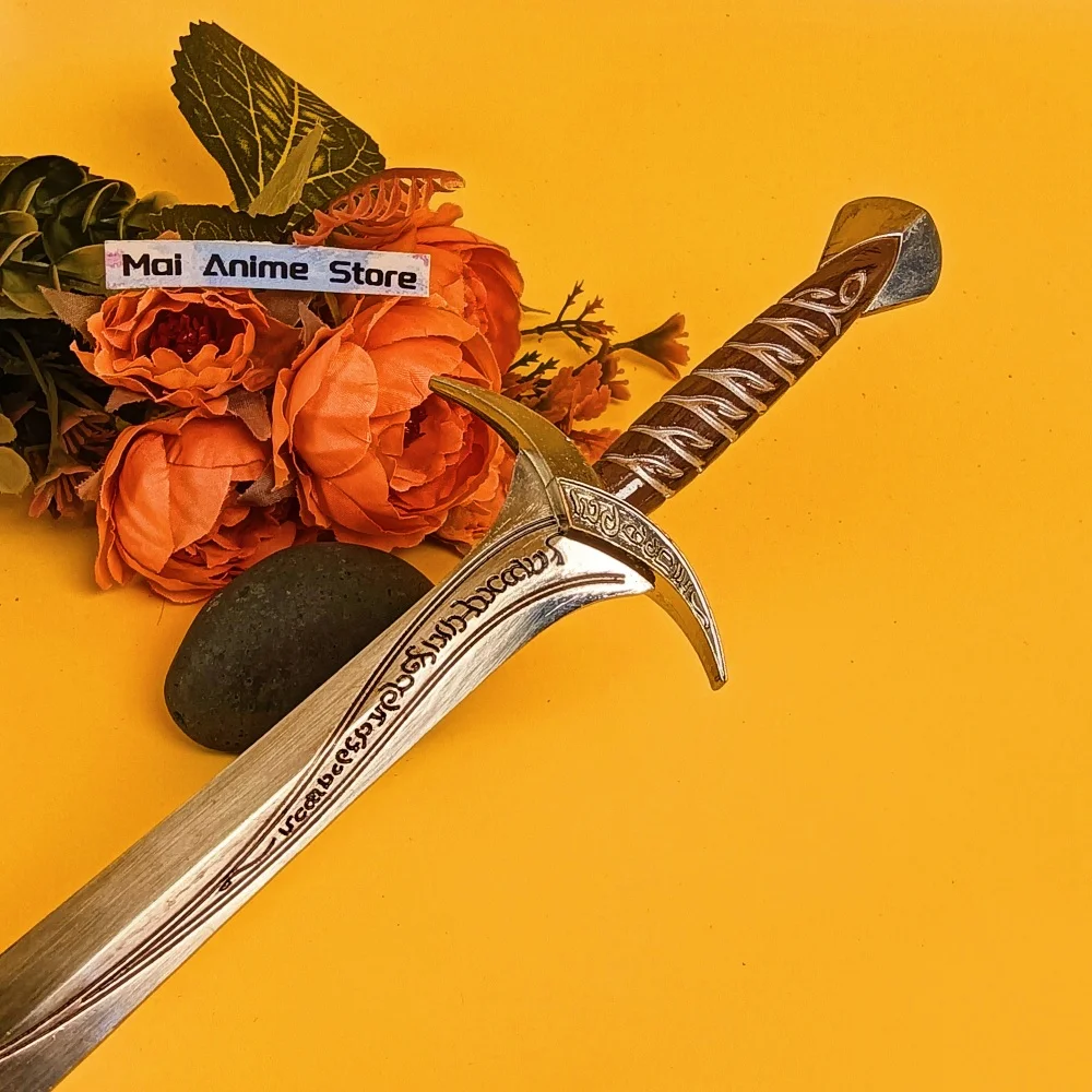 11.6 بوصة حلقة باجينز كاتانا كاتانا اليابانية الحقيقية الساموراي صابر أراغورن السيف القرون الوسطى البهجة نارثيل نينجا سكين لعبة هدية