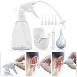 Ear Wax Removal Syringes Kit Reusable Ear Cleaner Tools Irrigation Flushing System for Ear Cleaning Protects Improves Hearing