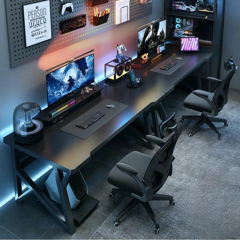 

Modern Double Computer Desks Home Desktop E-sports Gaming Table Bedroom Simple Desk Student Study Tables Office Furniture