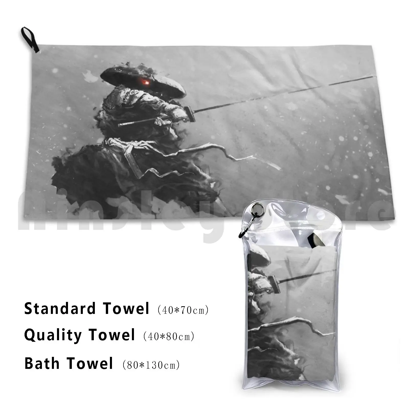 Shirokuro Yagyu Jubei Mitsuyoshi Custom Towel Bath Towel Yagyu Jubei Mitsuyoshi Legend Legendary Demon
