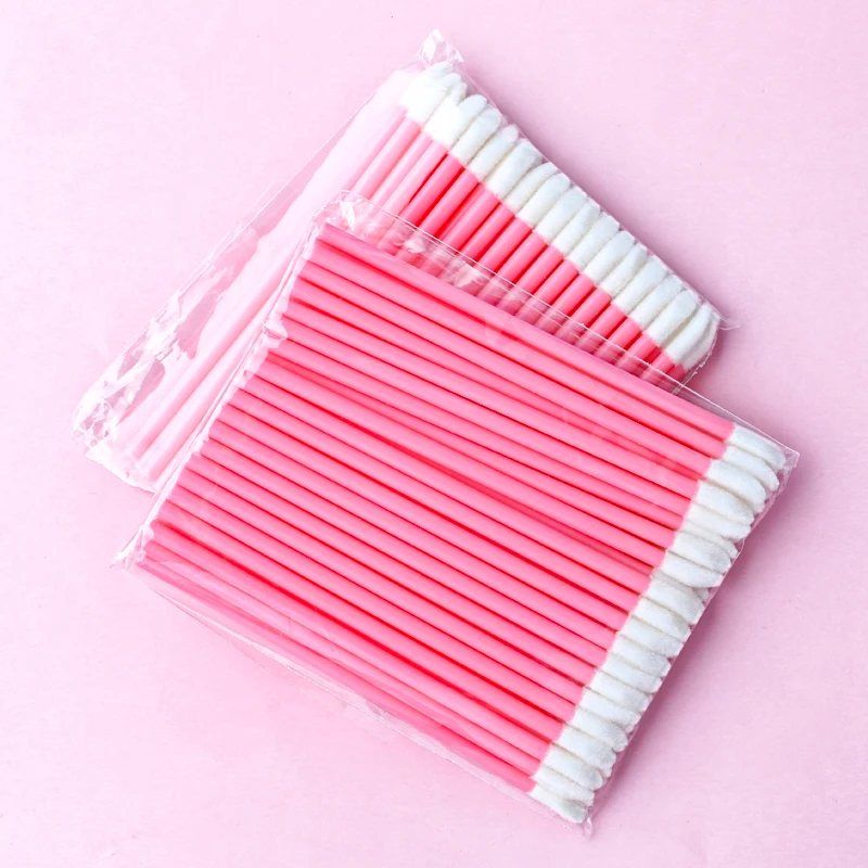 50/1000 pièces applicateur de brillant à lèvres baguette vente en gros pinceaux à lèvres applicateurs cils brosse rouge à lèvres brosse maquillage beauté Supplie outil