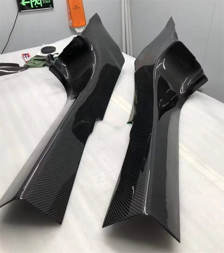 For Lotus Emira Upgrade OEM Style Dry Carbon Fiber Welcome Threshold Scuff Plate