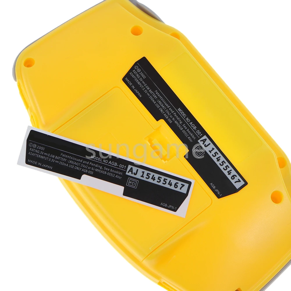 600 Stück neue Etiketten Aufkleber Ersatz für Gameboy Advance für GBA Spielkonsole