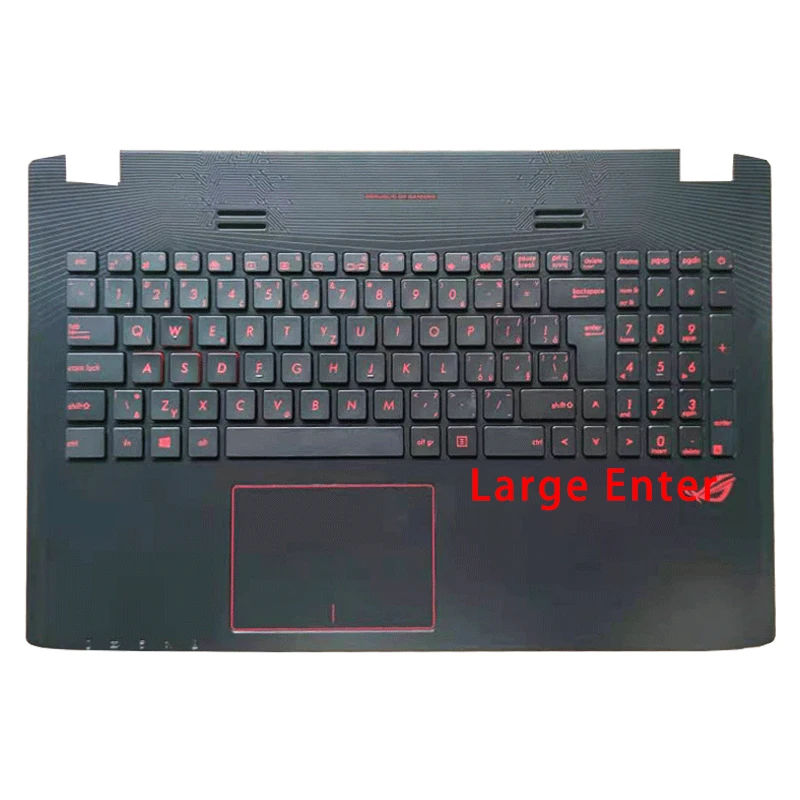 New For ASUS ZX50J GL552J gl552v FXPRO FX-PLUS ZX70 GL752 Replacemen Laptop Accessories Palmrest/Keyboard Black