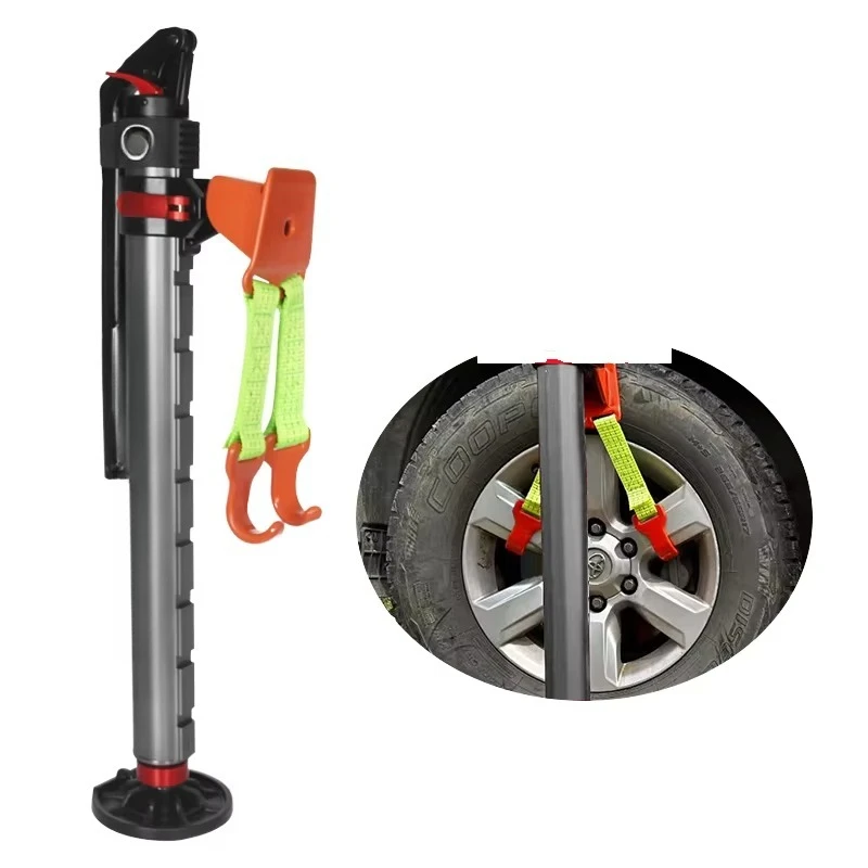 Maximum lifting height 1065mm, load 4429 pounds, steel hydraulic jack, manual trailer hook, camping trailer accessories