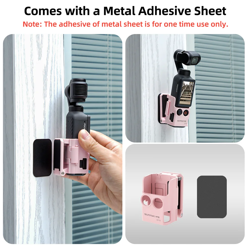 

New Magnetic Bracket Mount for DJI Osmo Pocket 4 Expansion Adapter Magnetic Steering Holder Bracket Camera Tabletop Base Stand