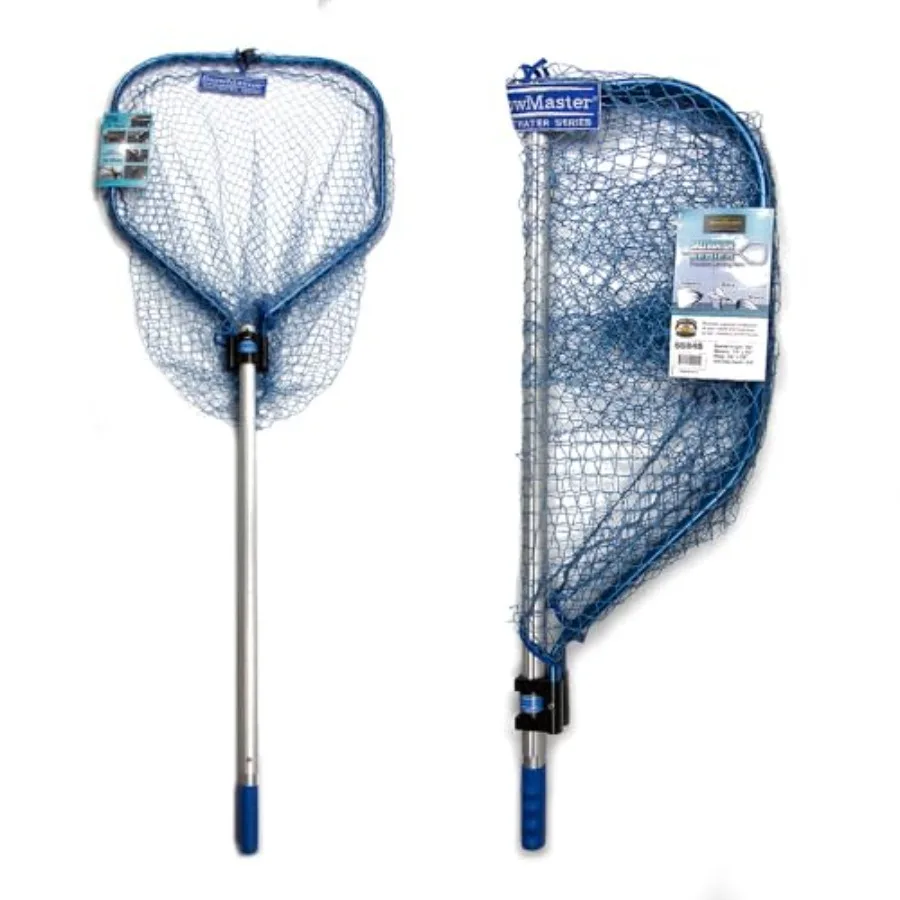 

Рыболовный подсачек SS84S серии Saltwater, 24x28 дюймов, длина 84 дюйма, серебристо-синий, для морской рыбалки, прочный