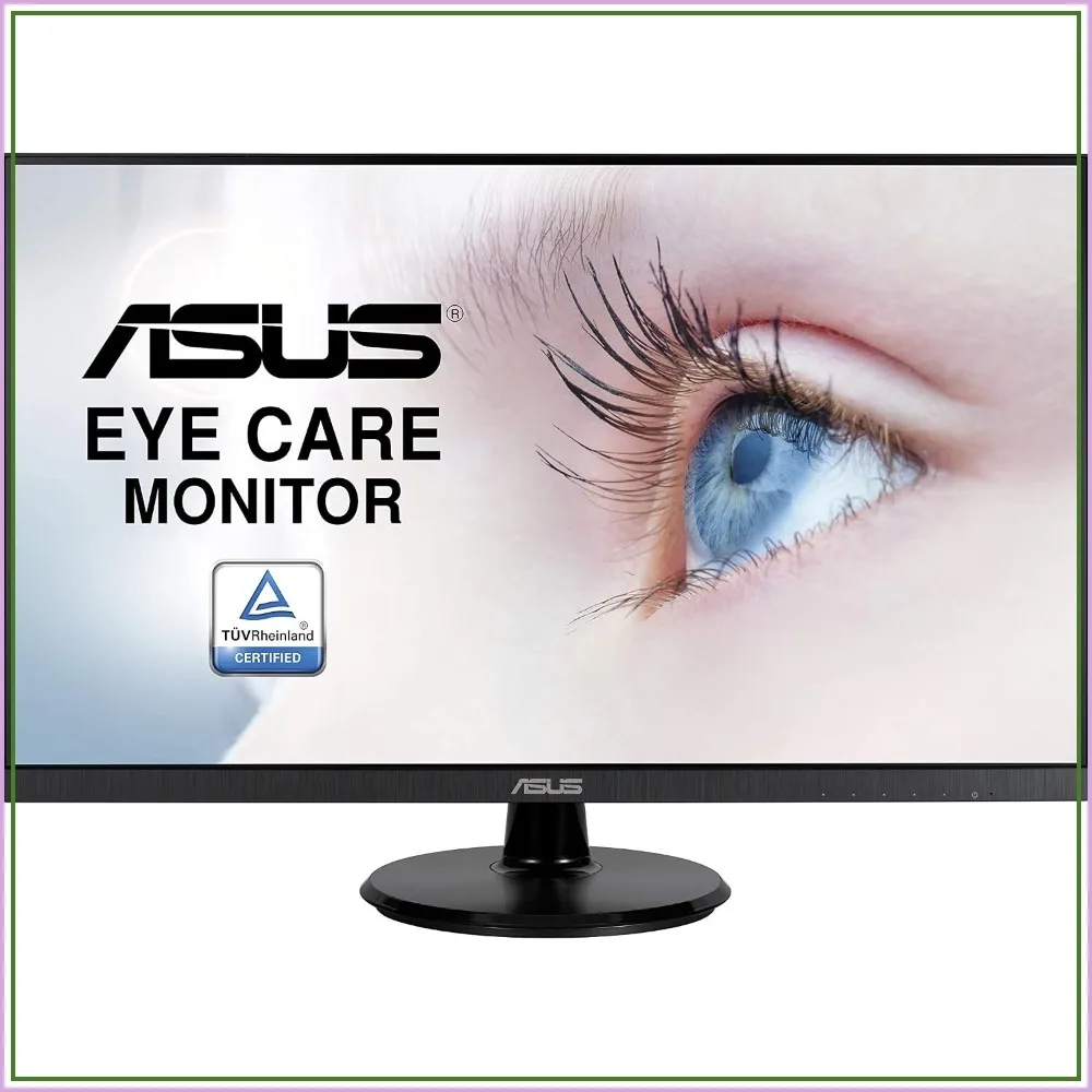 27" Full HD IPS Monitor 75Hz Adaptive-Sync Frameless VESA Mountable HDMI VGA DisplayPort Tilt Adjustable Built-in Speakers