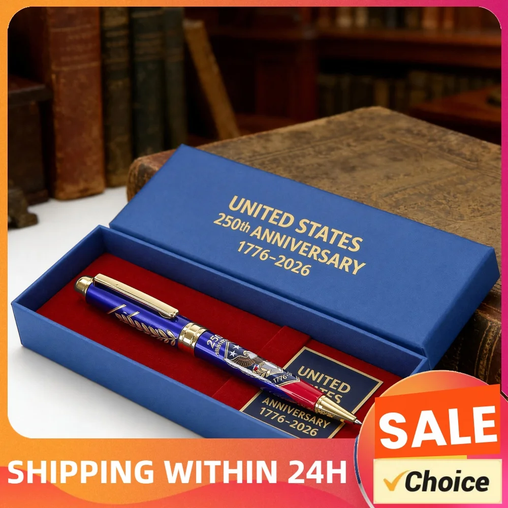 Stylo à bille commémoratif du 250e anniversaire 1776-2026, stylo commémoratif du 250e anniversaire pour hommes, avocats, passionnés d'histoire