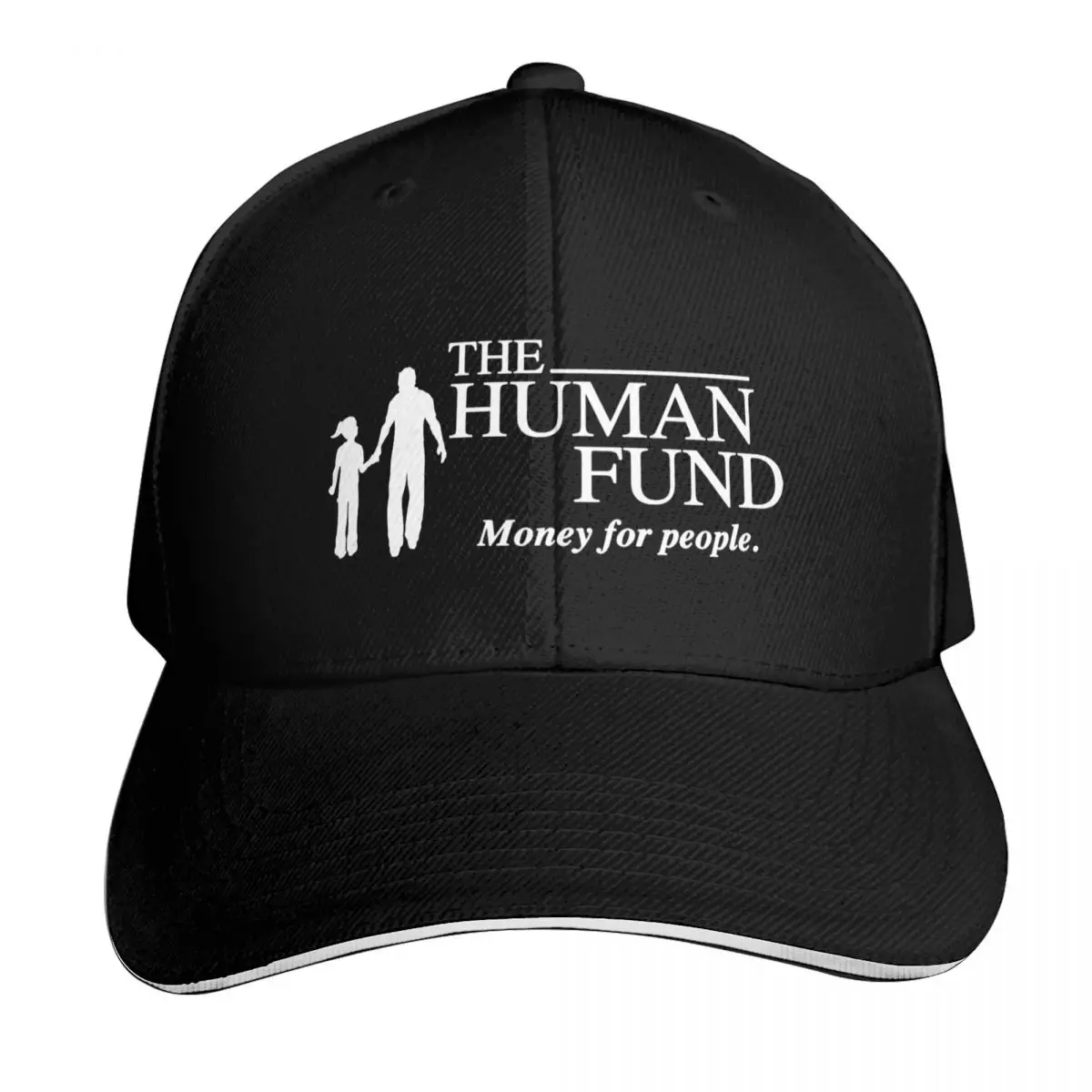 The Human Fund Baseball Cap Curved Brim Classic Fit Low Profile Unstructured Unisex for Men Women