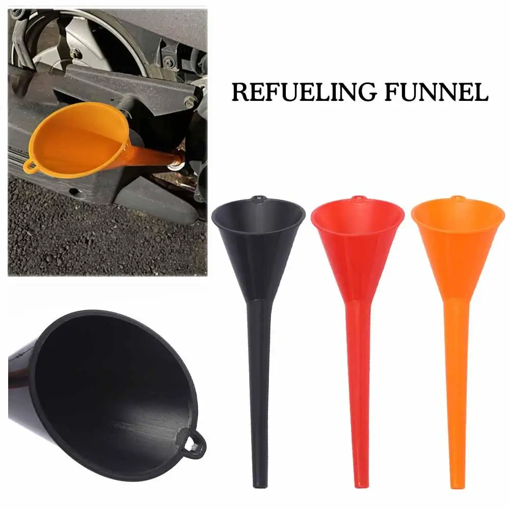 

Car Long Stem Funnel Gasoline Oil Fuel Filling Tools Anti-splash Oil Tools Accessories Refueling Funnel Auto Motorcycle Pla U1l6