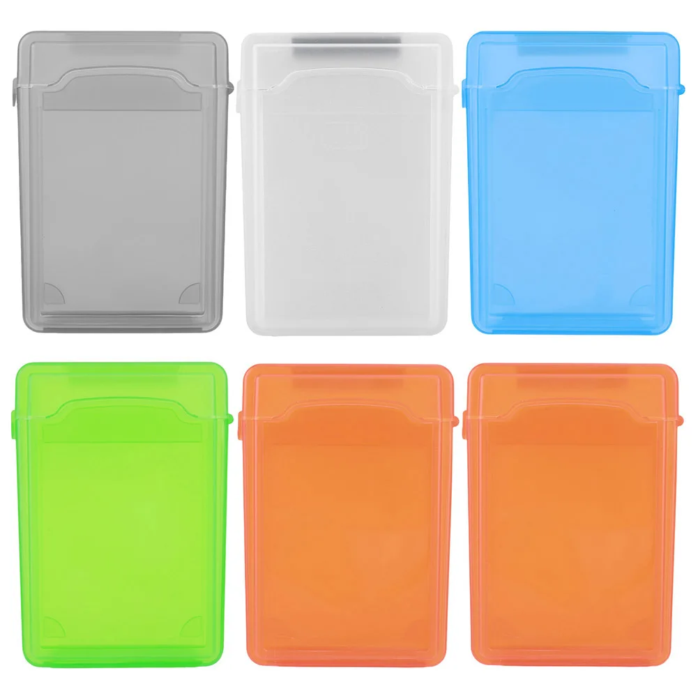 3.5 Inch IDE SATA HDD Hard Drive Disk Storage Box Case Cover Dustproof Plastic HDD Caddy Case HDD Hard Drive Case HDD Case Shell