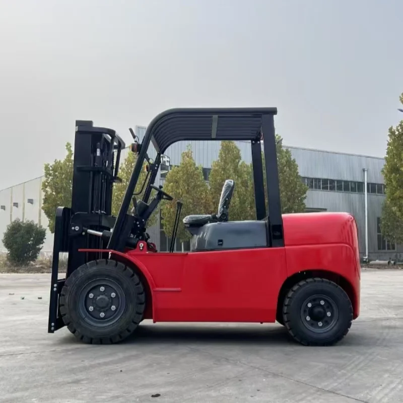 Empilhadeiras elétricas com bateria de lítio de 5 toneladas, 6 toneladas, 8 toneladas com braçadeiras multifuncionais para logística de armazém