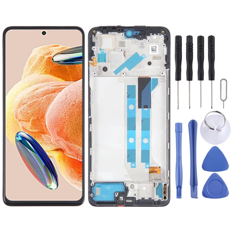 AMOLED Original LCD Screen for Xiaomi Redmi Note 12 4G / Note 12 Pro 4G Digitizer Full Assembly with Frame