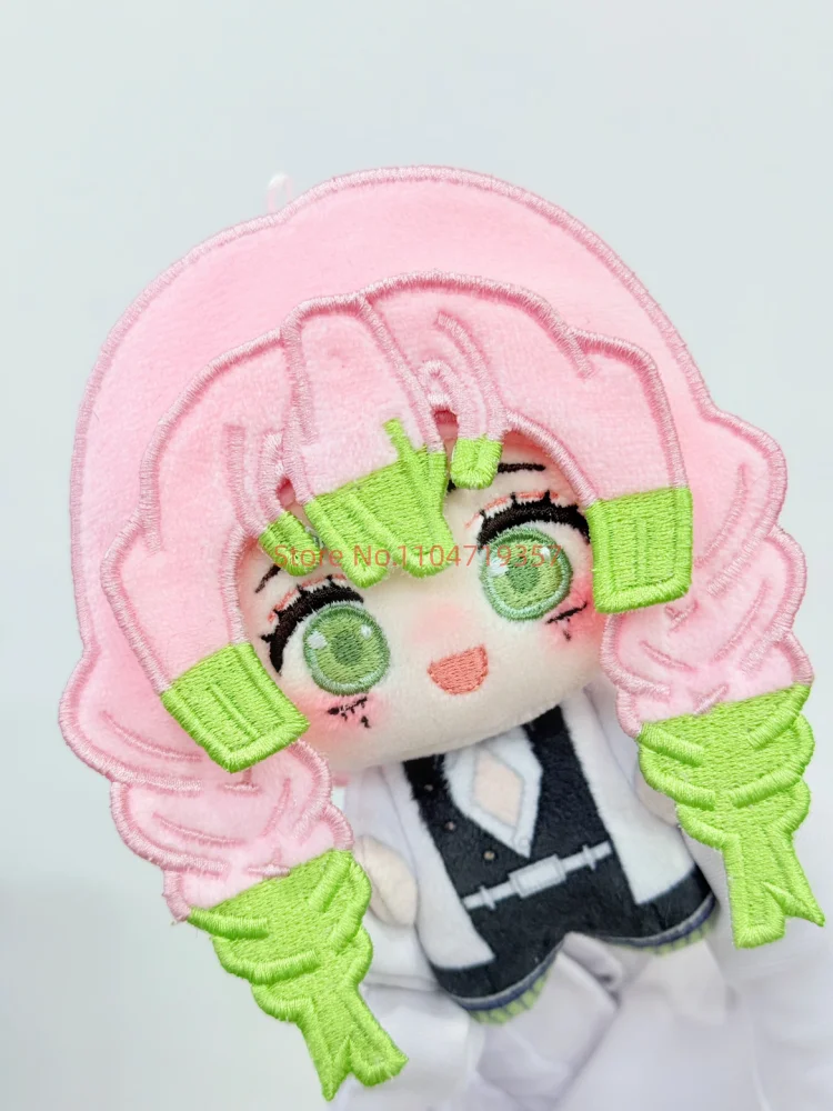 Demon Slayer Shinazugawa Sanemi Shinazugawa Genya Uzui Tengen Anime 10 cm Pop Schattige Pluche Mini Gevulde Hanger Pop Speelgoed Gift