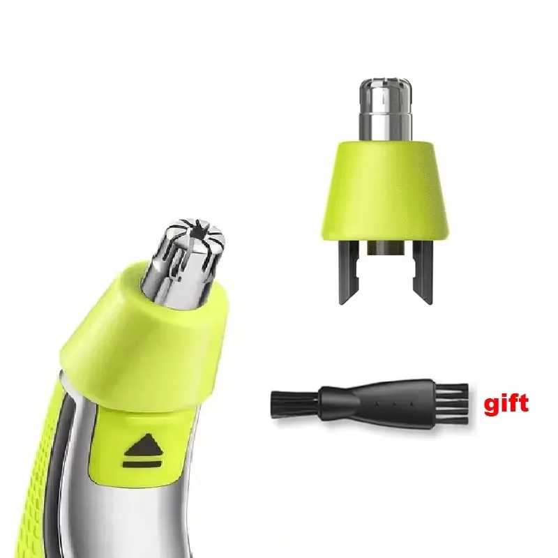 Nose Hair Trimmer 1 pcs Replacement Heads Compatible for Philips One Blade & OneBlade Pro Shaver Waterproof Dual Edge Blades