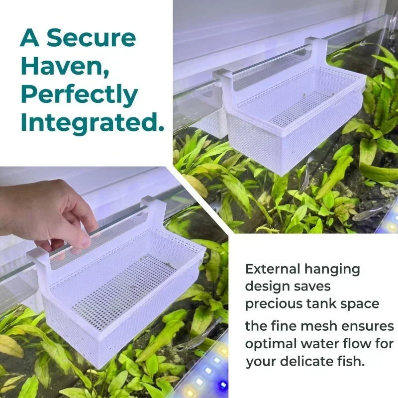 Aquarium Breeding Box Fry Incubator For Guppy Betta Isolation Separator Nursery Net Fish Tank Accessories Shrimp Hatchery