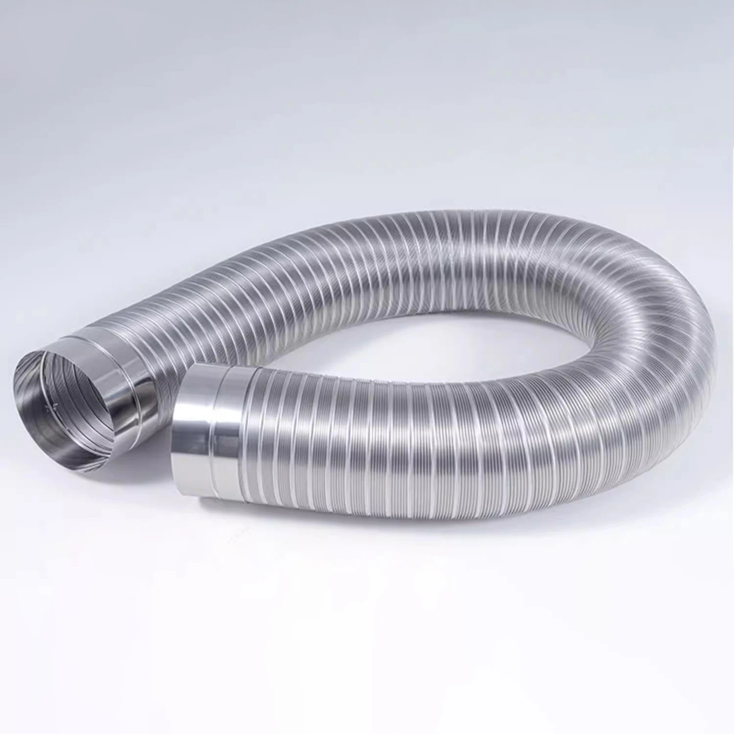 1 Meter* 60/80/100/120/150mm Encrypted Aluminum Ventilation Pipe Scalable Smoke Tube Kitchen Outlet Bathroom Exhaust Fan Hose