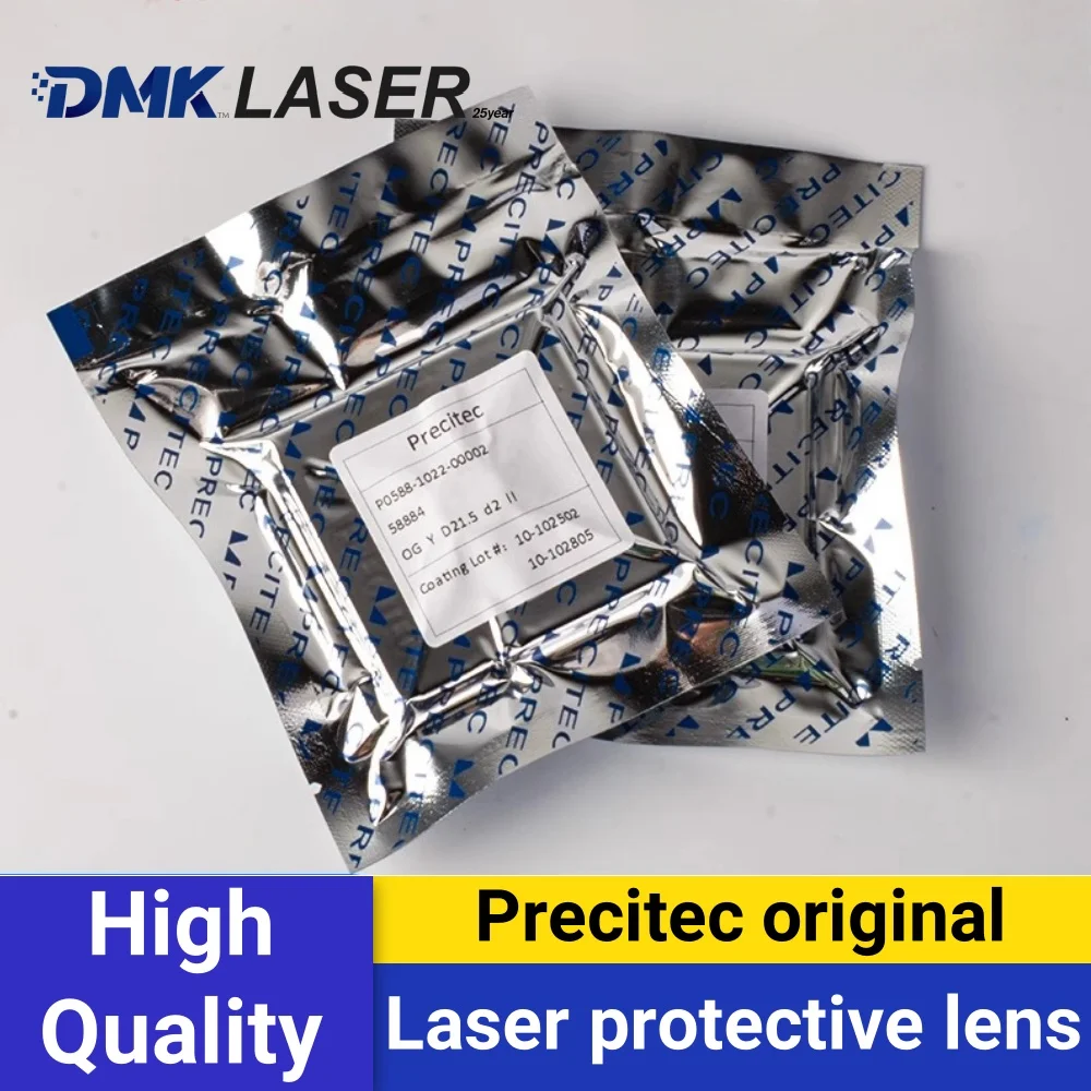 

DMK precitec 1,0 оригинальные защитные линзы, защитные окна 37*7/21.5*2/24.4*2 мм для фрезерной головки lasera procutter