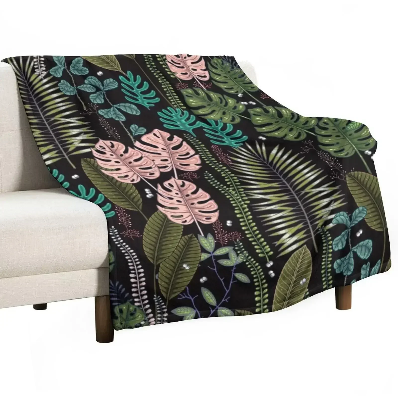 Tropical dream Throw Blanket For Baby Cute Retros Blankets