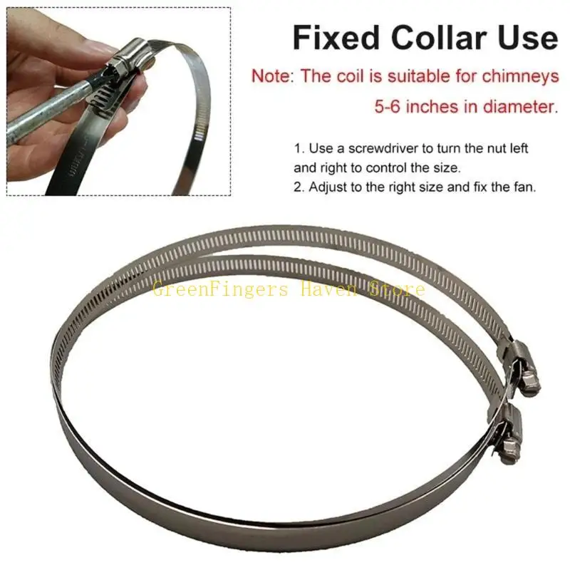 

F68D Heat Powered Stove Fan Double Head Fireplace Fan with Protective Cover Efficient Heat Distribution for Cozy Homes