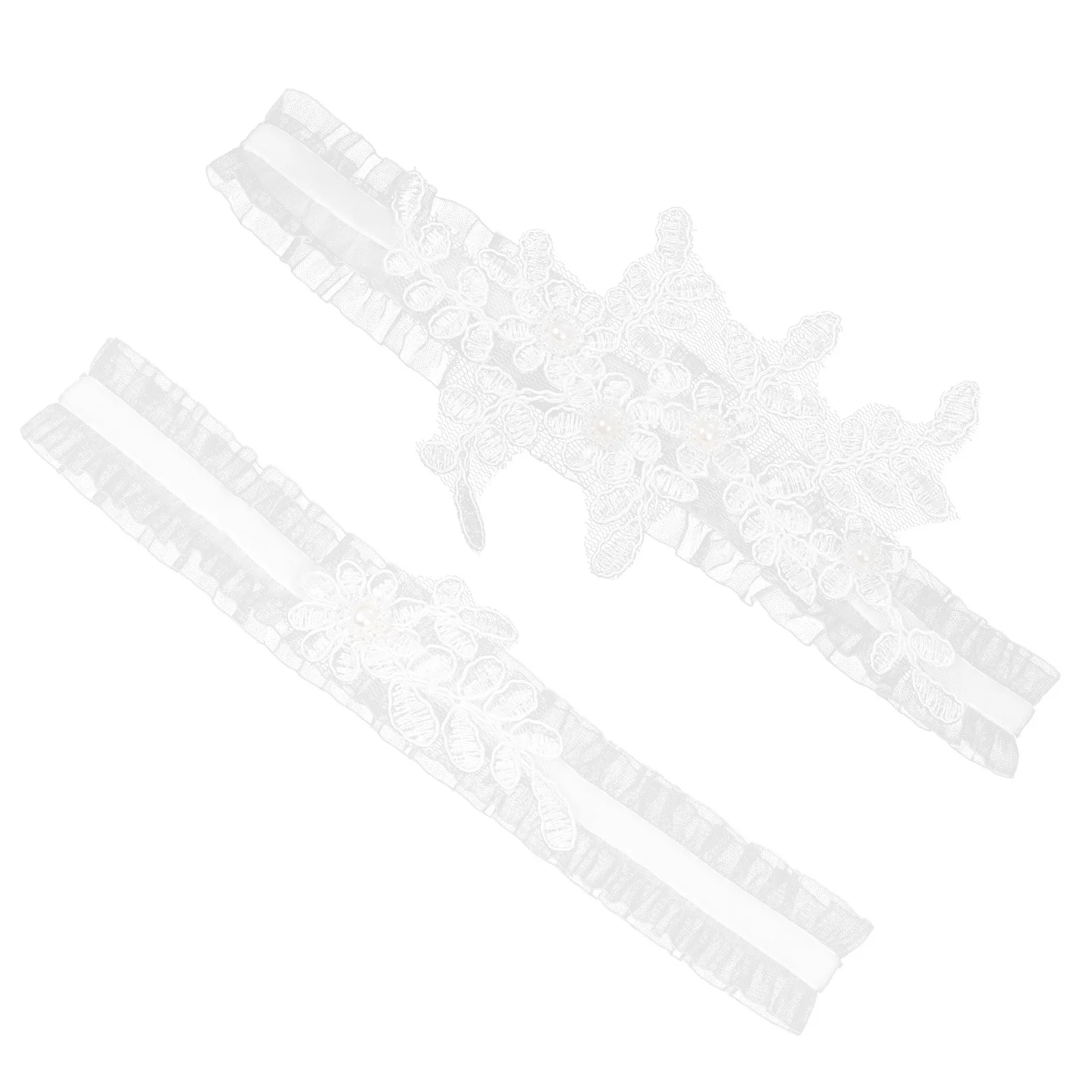 

1 Pair Lace Wedding Garters For Women Bridal Leg Strap Decorative Stretch Ring Prom Party Accessories Lace Leg Harness Wear