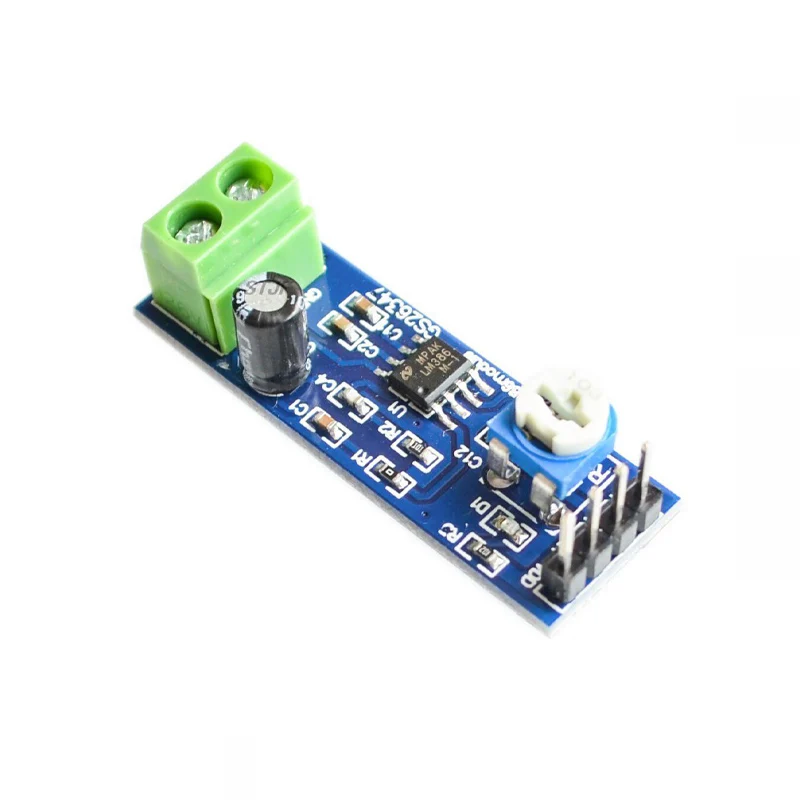 LM386 audio power amplifier module 200 times gain amplifier board mono power amplifier 5V-12V Input