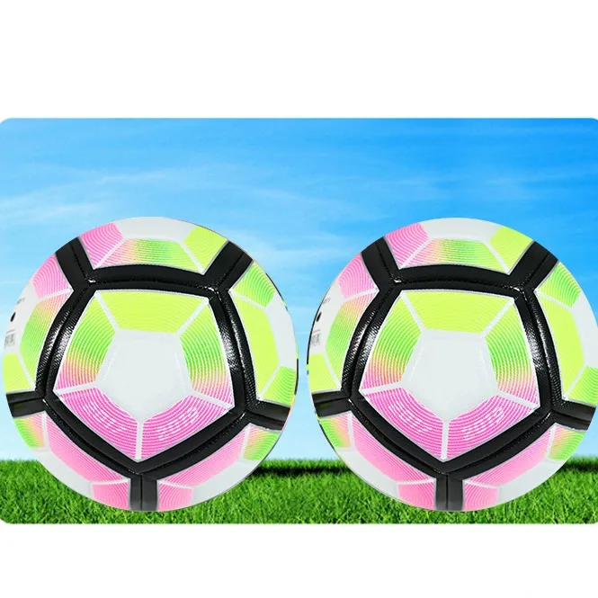 Size 5 Football PU Leather Wear-resistant Outdoor Training Soccer Ball League Match Ball Adults Football Sports Equipment