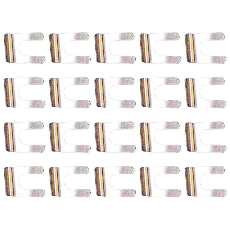 Pack Of 20 Metal Brake Line Clamps Brake Hose Retainers for Truck Applications DropShipping