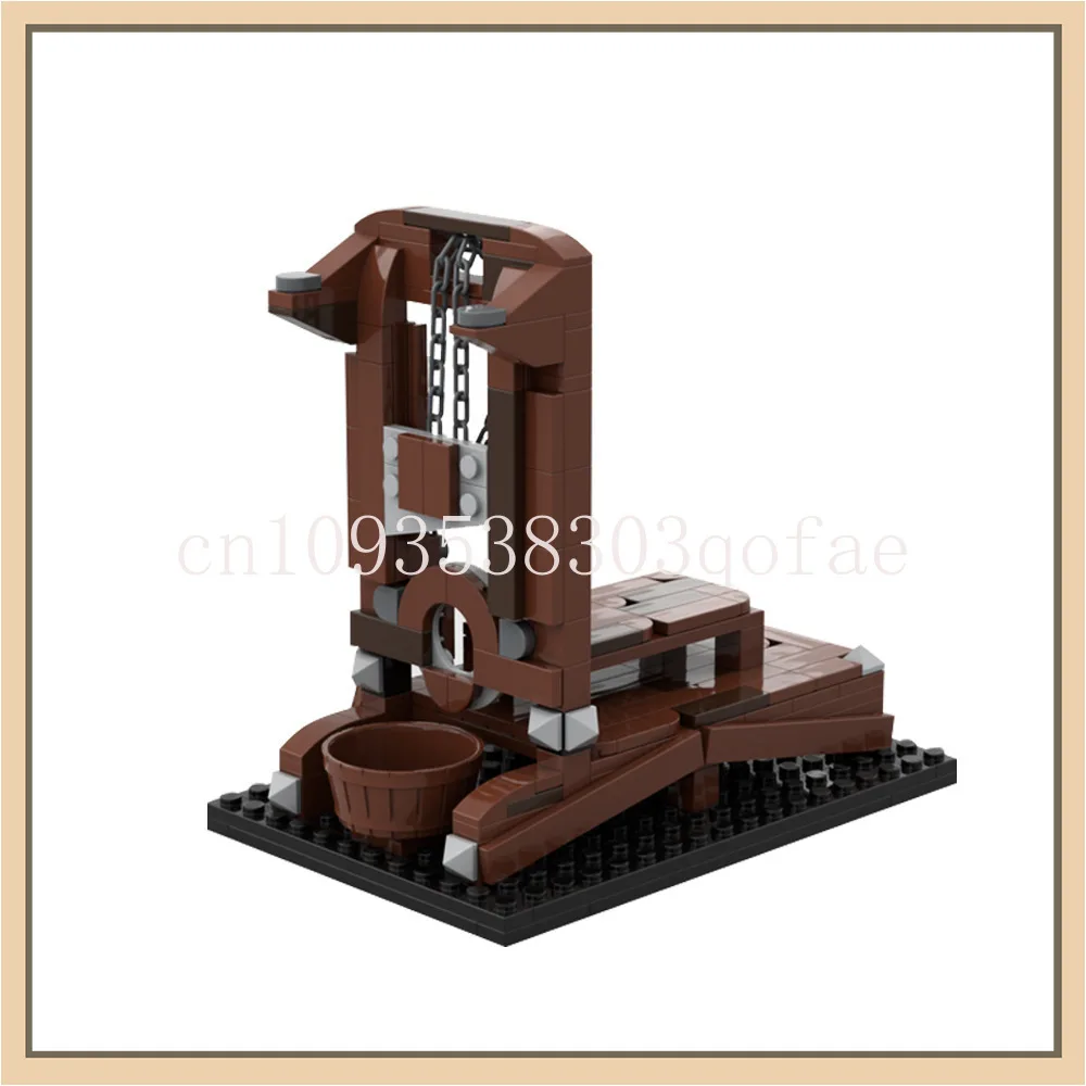 

MOC- 144876 Строительные блоки, гильотина, модель здания, мелкозернистый вид на улицу, набор строительных блоков, подарок