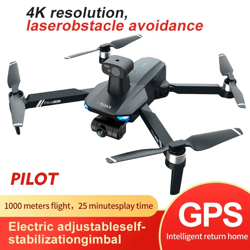 JJRC X19 PRO Professional Drone 2-axis Gimbal 4K Dual Camera Folding Aircraft Obstacle Avoidance Brushless RC Kids Toys VS X17