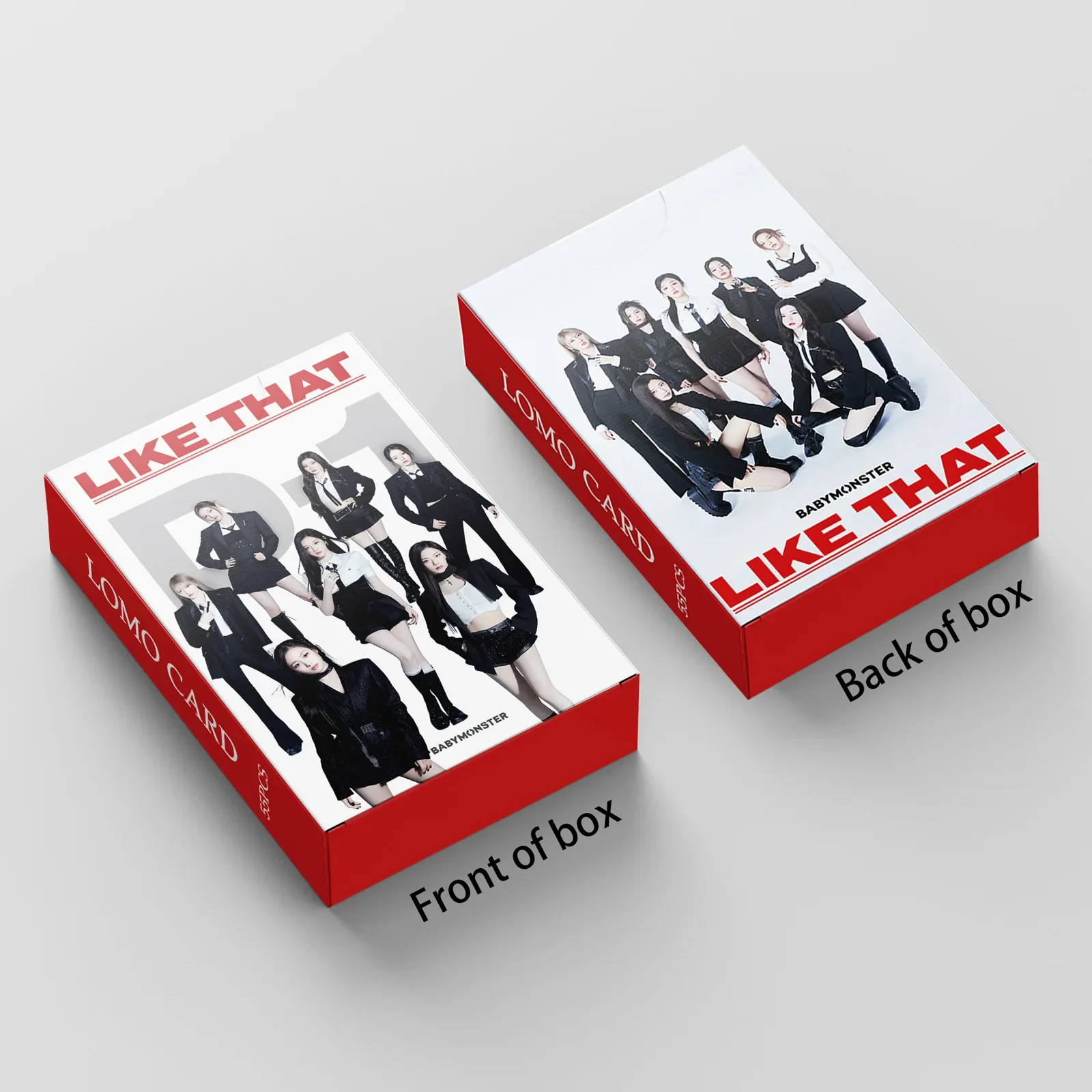 Idol Baby Monster Druo Cards, Like That Photocards, HD Card Poster, Girl Group, GérGifts Collection, New Album, 55Pcs