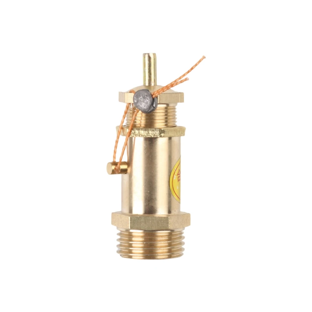Air Compressor Valve Brass Safety Valve Pressure Control Systems 4-point Thread Design All-copper Material Air