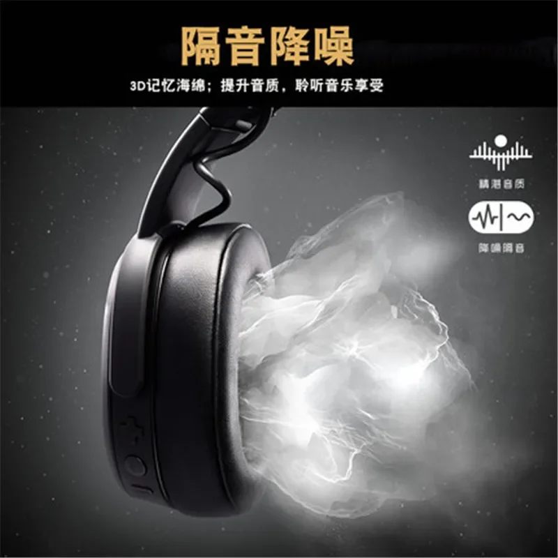 وسادات الأذن ل Skullcandy كسارة 3.0 سماعة لاسلكية تعمل بالبلوتوث سماعة بطانة للأذن غطاء الوسادة بولي Leather الجلود بطانة للأذن غطاء للأذنين