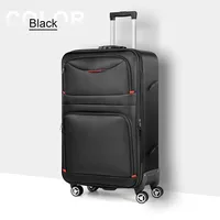 Oxford Fabric Luggage 3 Pcs Suitcase Set with TSA Lock & 360° Silent Wheels, Waterproof Expandable Travel Bag for Business 2