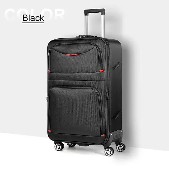 Oxford Fabric Luggage 3 Pcs Suitcase Set with TSA Lock & 360° Silent Wheels, Waterproof Expandable Travel Bag for Business 2 Oxford Fabric 3-Piece Luggage Set with TSA Lock, 360-Degree Silent Wheels – view 2