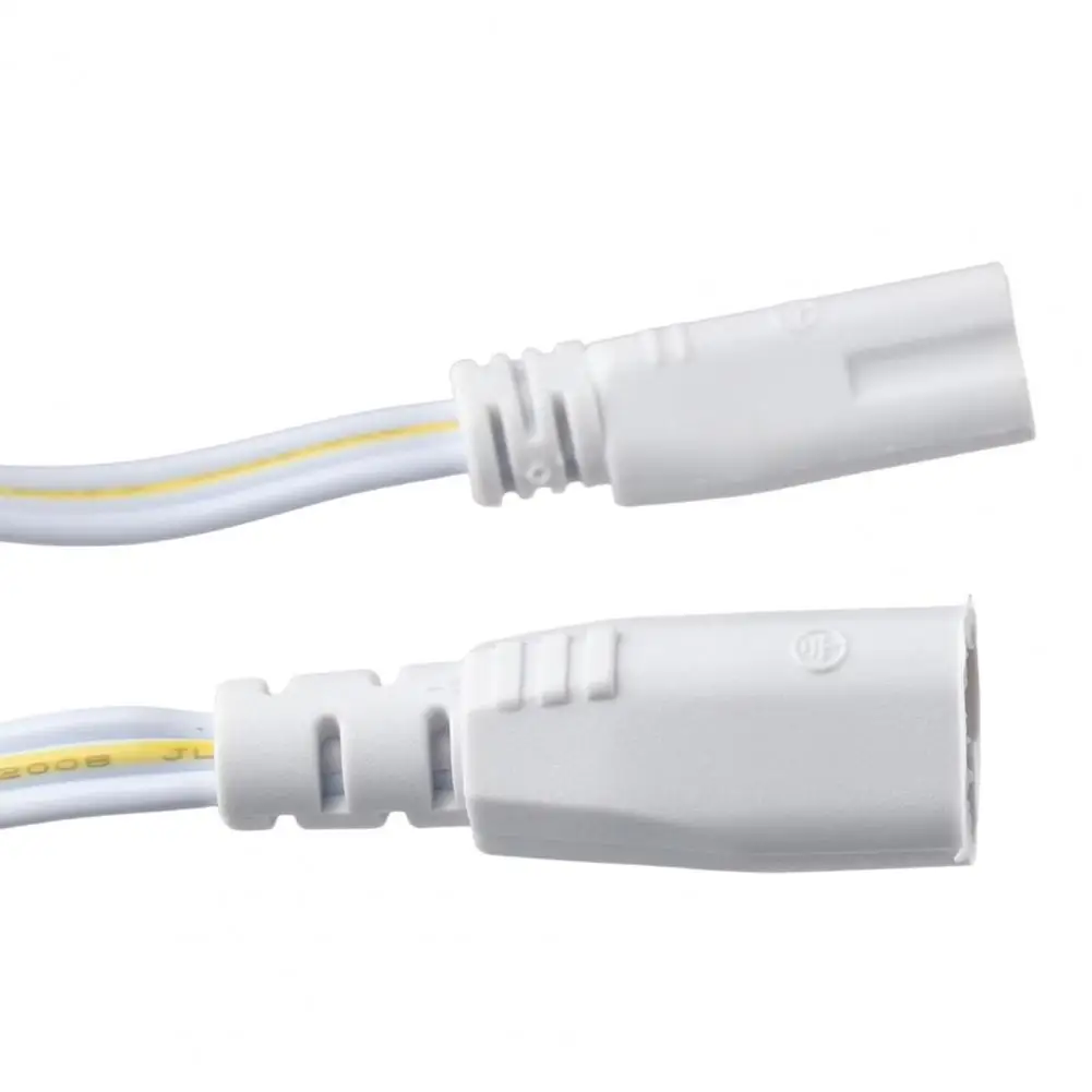 

Кабель освещения T5 Соединительный кабель светодиодной лампы 3-контактный пластиковый провод из ПВХ для люминесцентных галогенных ламп Разъем «папа-мама» для светодиодов