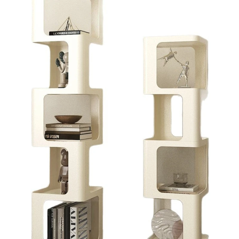 

Wrought iron wall small bookshelf Internet celebrity bookcase against the wall corner narrow cabinet
