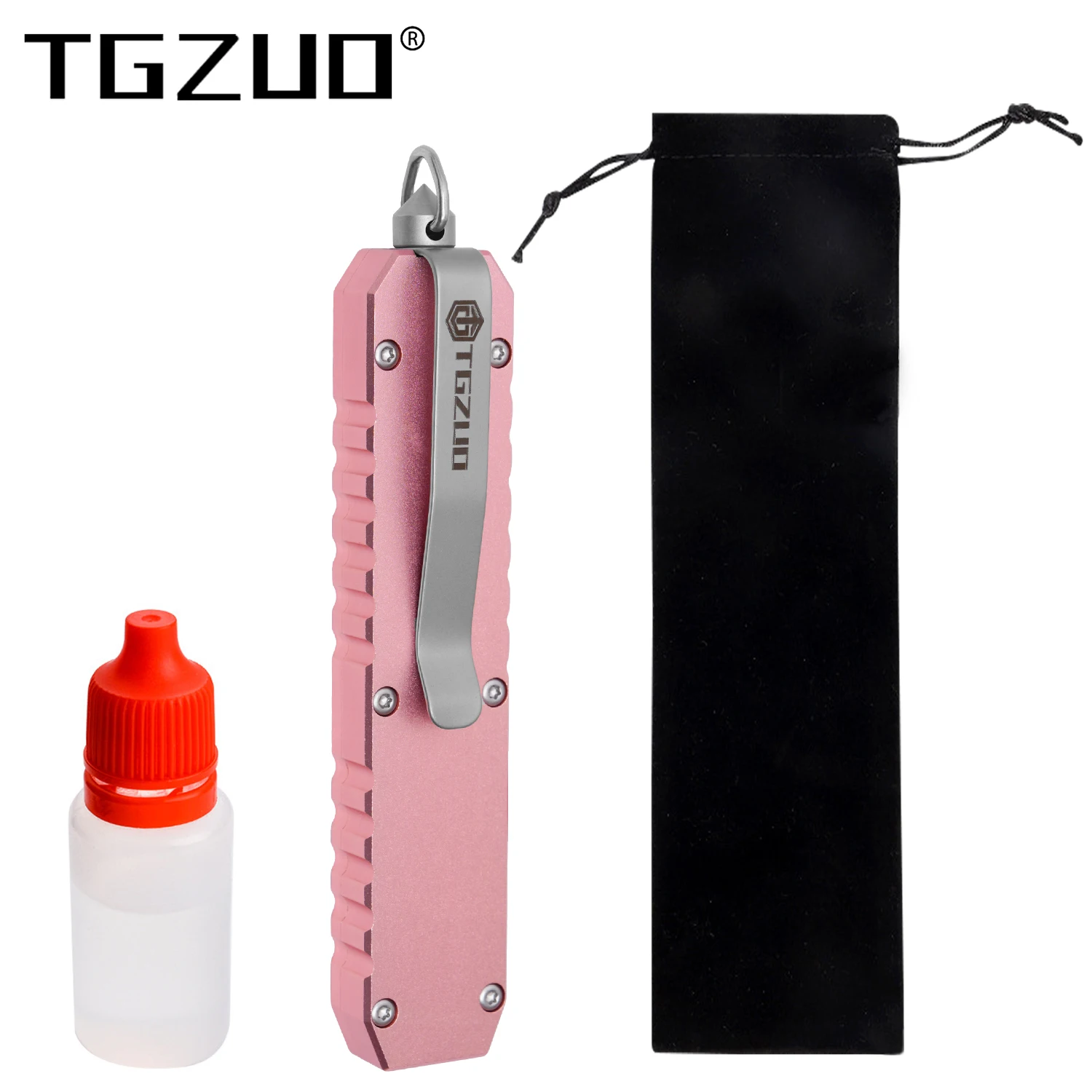 Pink Aluminum Alloy Handle Steel Blade Head Woodworking Outdoor Hand Tool TGZUO